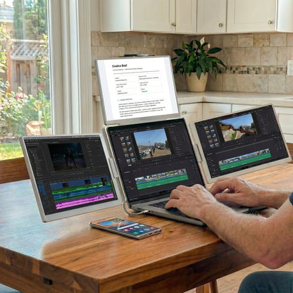 Lumis Trio - One-Cable Triple Monitor