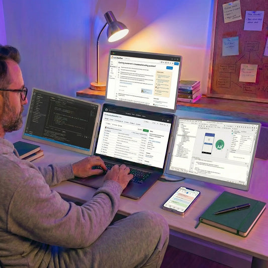 Lumis Trio - One-Cable Triple Monitor