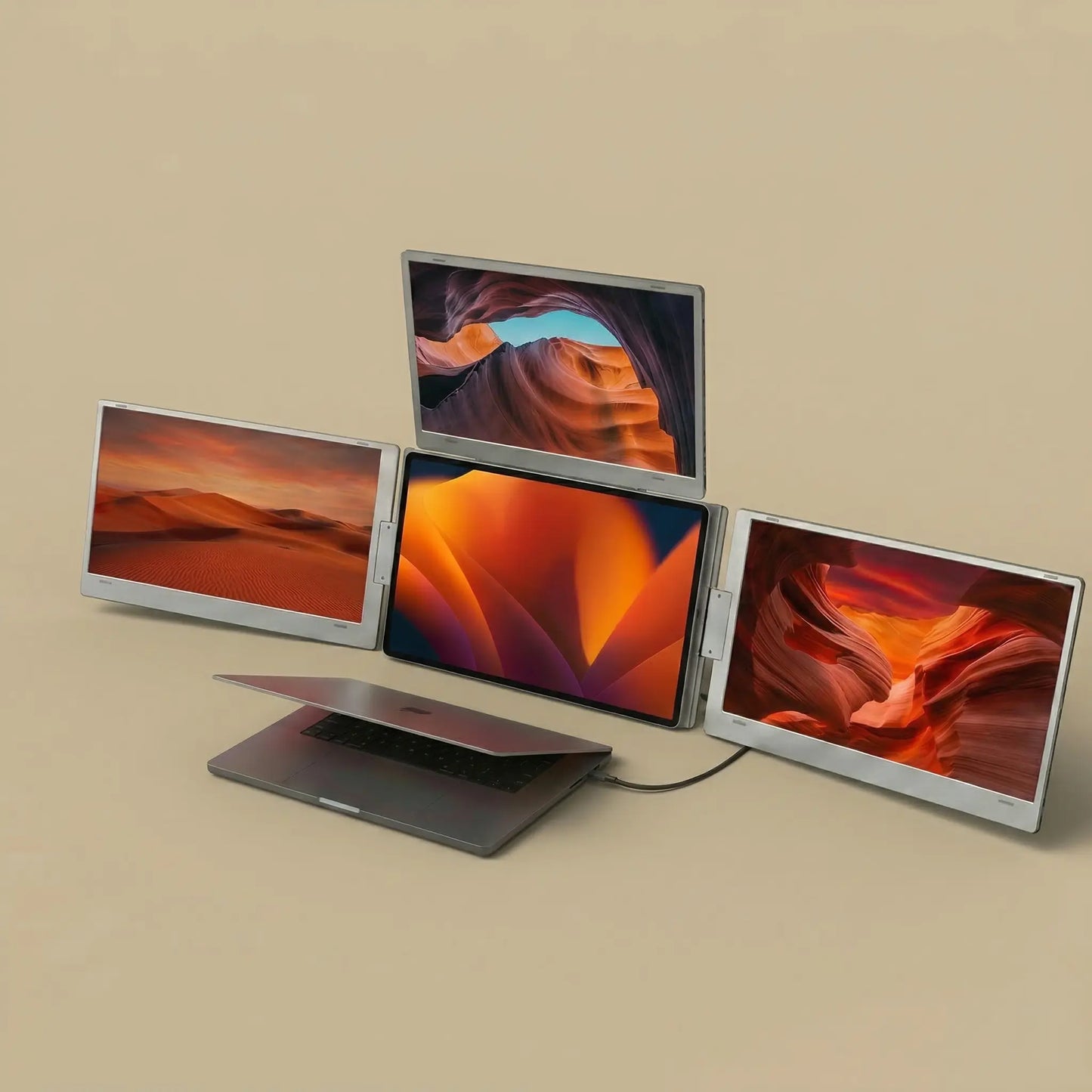 Lumis Trio - One-Cable Triple Monitor