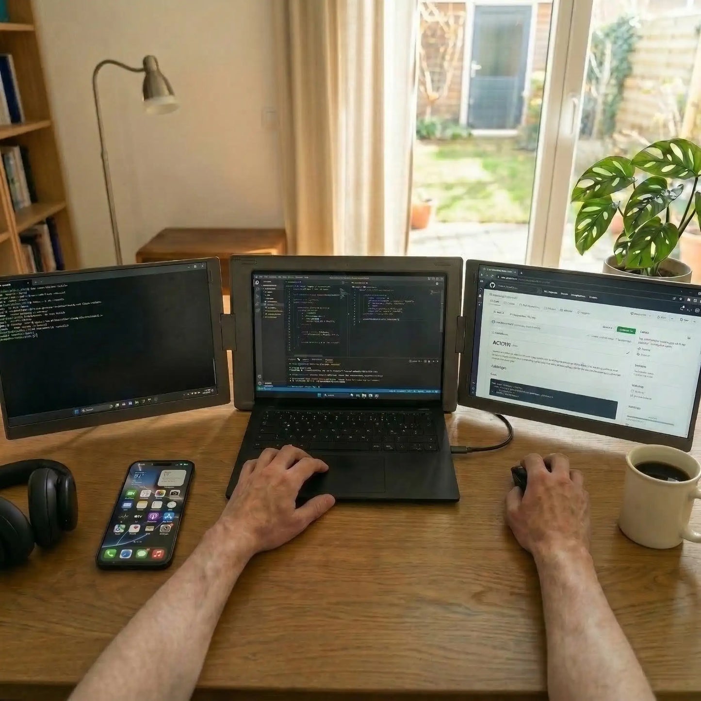 Lumis Duo - One-Cable Dual Monitor