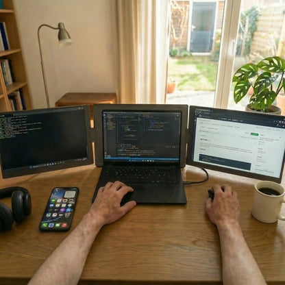 Lumis Duo - One-Cable Dual Monitor