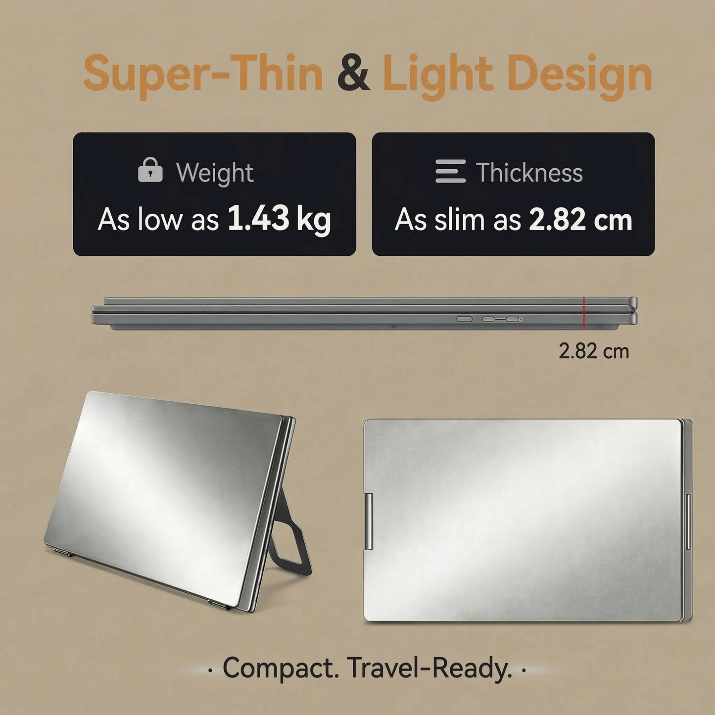 Lumis Duo - One-Cable Dual Monitor